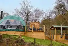 Ashdown Dome with Hot Tub at Luna Domes at Hoath House
