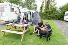 Electric Hardstanding Pitches at Cranmoor Campsite Certificated Site