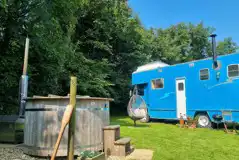 Big Blue Converted Horsebox at Safari Cornwall