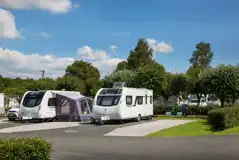 Electric Hardstanding Pitches at Riverside Caravan Park