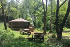 Large Yurts at Woodland Tipi and Yurt Holidays
