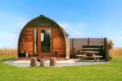 Glamping Pods With Hot Tubs at Little Kelk Glamping