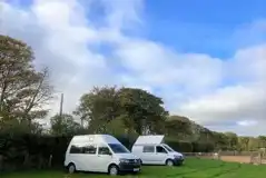 Non Electric Grass Campervan Pitches at Shepherd's Rest