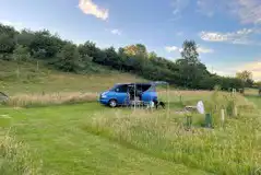 Non Electric Grass Campervan Pitch at Belan Bluebell Woods