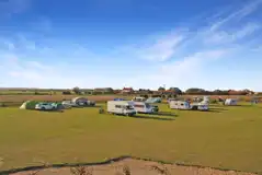 Non Electric Grass Pitches (Field View) at Manor Caravan Park