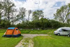 Electric Gravel Campervan Pitches at Moss Howe Farm Campsite