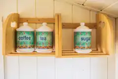 Delilah shepherd's hut interior