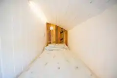 Rusty shepherd's hut pod beds