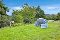 Small Electric Grass Pitches at Glanllyn Lakeside Caravan and Camping Park
