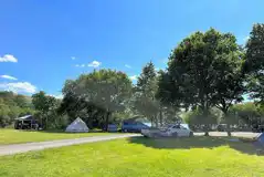 Non Electric Grass Tent Pitches at Glanllyn Lakeside Caravan and Camping Park