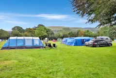 Electric Grass Tent Pitches at Glanllyn Lakeside Caravan and Camping Park