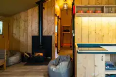 Maple safari tent interior