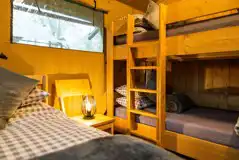 Maple safari tent triple bunk bedroom