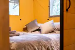 Maple safari tent king size bedroom