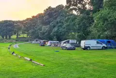 Electric Grass Motorhome Pitches at Lampeter Caravan and Camping