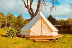 Bell tent exterior