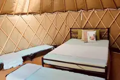 Yurt interior
