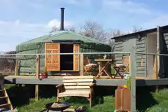 Meadow Yurt (With Hot Tub) at Go Eco Glamping