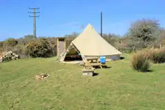 Bell Tents at Cornish Skies Glamping