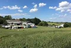 Non Electric Grass Pitches (Outer Field) at Solley's Ice Cream Campsite