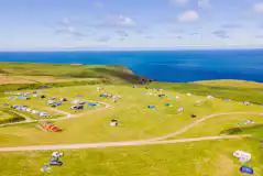 Electric Grass Pitches (Upper Abereiddi Field) at Celtic Camping