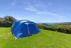 Standard Non-Electric Sea View Grass Pitches at Treveague Campsite