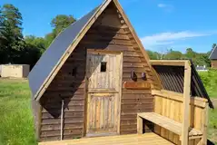 Stargazer glamping pod exterior
