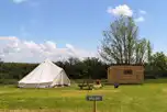 Willow Unfurnished Bell Tent at Quarry Park Camping