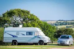 Electric Hardstanding Pitches  at Broadings Farm Caravan Site and Holiday Cottages