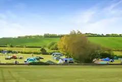 Electric Grass Caravan Pitches at West Fleet Holiday Farm