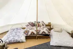 Birdie bell tent interior
