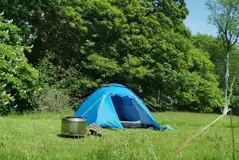 Non Electric Grass Pitches at Dolwen Riverside Camping