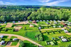 Aerial of the electric hardstanding pitches