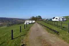 Electric Grass Pitches  at Thurlmoor Farm Campsite