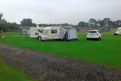 Electric Grass Touring Pitches at Stratford Racecourse Touring Park