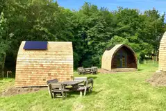 Willow Camping Pod at Clay Bank Huts