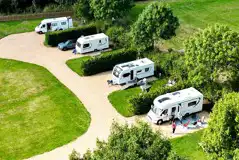 Supersize Hardstanding Pitches at The Grange Camping and Caravan Park