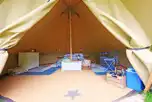 Barn Owl Bell Tent at Thorpe Hall Caravan and Camping Site