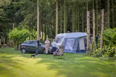 Non Electric Grass Pitches  at Galley Hill Farm