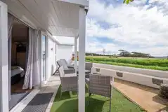 Garden View outdoor patio area