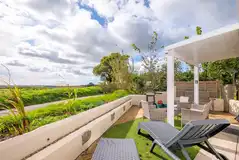 Garden View outdoor patio area