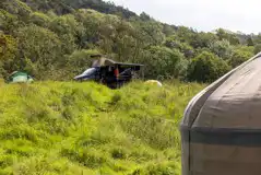 Terrace Non Electric Grass Campervan Pitches at Moss Howe Farm Campsite