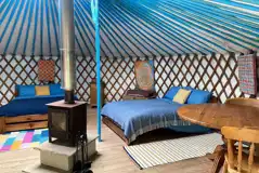 Couples Plus Plus Yurt (Pet Friendly) at Real Glamping at the Fir Hill