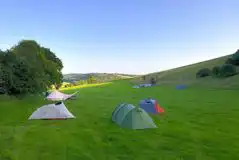 Non Electric Grass Backpacker Pitches at Littleton Farm Campsite