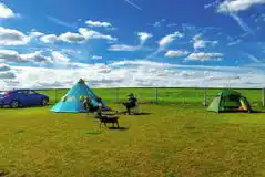 Non Electric Grass Pitches  at Hidden Hideaway