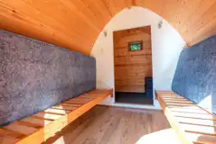 Camping pod (2 person) interior