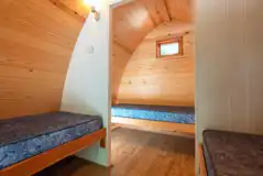 Camping pod (3 person) interior