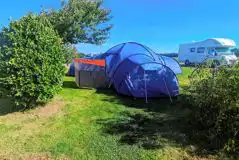 Non Electric Grass Tent Pitches at Grass Roots Caravan Glamping & Alpaca Trekking