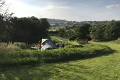 Daffyd Tent Pitch at Tipis at Ponty