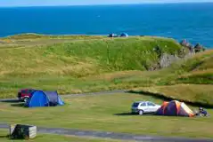 Optional Electric Grass Pitches at Burrowhead Holiday Village